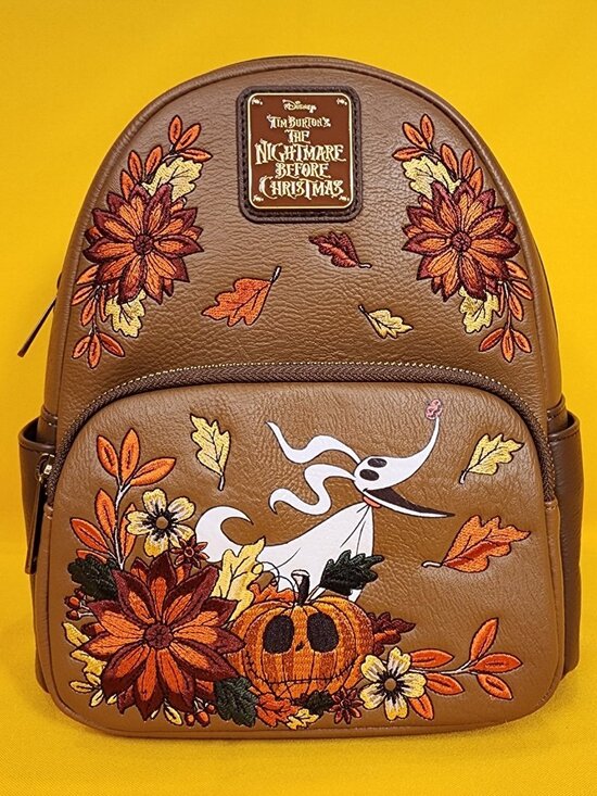 Loungefly Handbags - Loungefly Disney NBC Zero & Fall Autumn Jack Pumpkin Head GID Min Backpack NEW